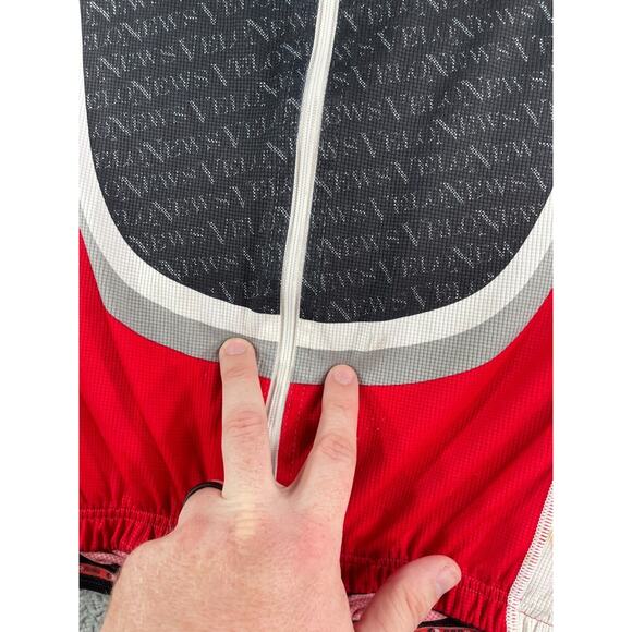 Capo Forma Jersey Mens Large Cycling Full Zip Velo News Red Black Made in Italy - Picture 5 of 11